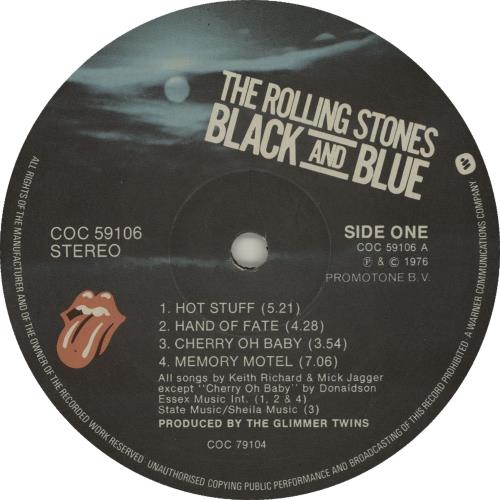 The Rolling Stones Black And Blue - 2nd UK vinyl LP album
